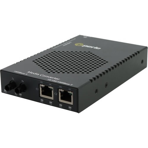 Perle S-1110DHP-ST10 Transceiver/Media Converter