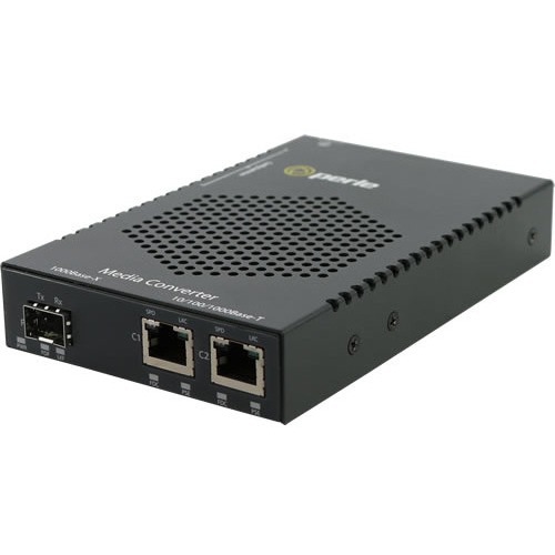 Perle S-1110DHP-SFP-XT Transceiver/Media Converter