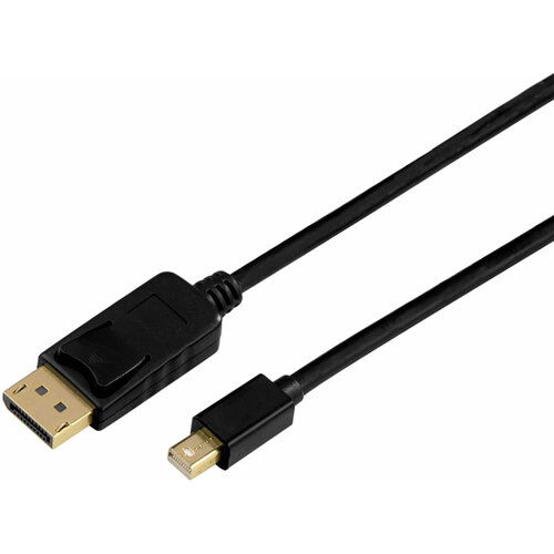 Axiom Mini DisplayPort Male to DisplayPort Male Adapter Cable 6ft (Black) - 6 ft DisplayPort/Mini DisplayPort A/V Cable for Computer, Notebook, Monitor, Display Screen - First End: Mini DisplayPort Digital Audio/Video - Male - Second End: DisplayPort Digi