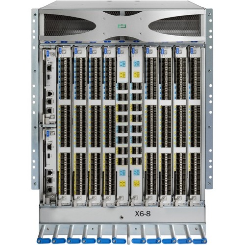 HPE SN8600B 4-slot Power Pack+ Port Side Air Intake Director Switch Chassis - 32 Gbit/s - 8 x Total Expansion Slots - Manageable - Rack-mountable - 9U - Redundant Power Supply