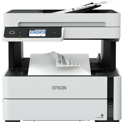 Epson ET-M3170 Inkjet Multifunction Printer-Monochrome-Copier/Fax/Scanner-1200x2400 dpi Print-Automatic Duplex Print-251 sheets Input-1200 dpi Optical Scan-Wireless LAN-Epson Connect-Epson Email Print-Epson iPrint-Epson Remote Print - Copier/Fax/Printer/S