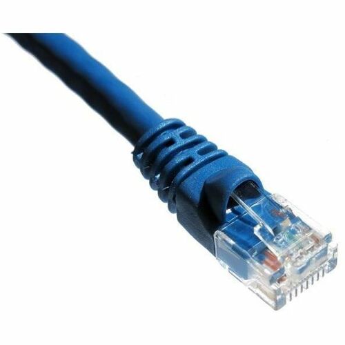 Axiom 14FT CAT6A 650mhz Patch Cable Molded Boot (Blue) - 14 ft Category 6a Network Cable for Network Device - First End: 1 x RJ-45 Network - Male - Second End: 1 x RJ-45 Network - Male - Patch Cable - Blue