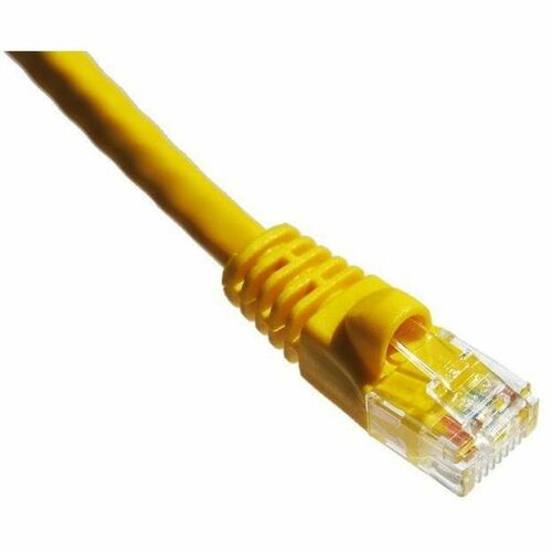 Axiom 14FT CAT6A 650mhz Patch Cable Molded Boot (Yellow) - 14 ft Category 6a Network Cable for Network Device - First End: 1 x RJ-45 Network - Male - Second End: 1 x RJ-45 Network - Male - Patch Cable - Yellow