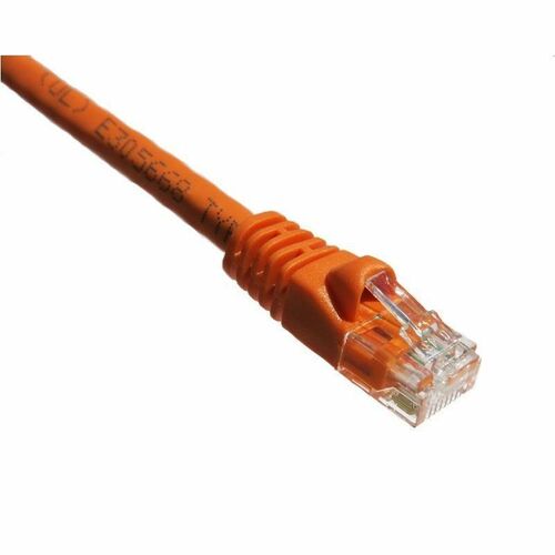 Axiom 14FT CAT6A 650mhz Patch Cable Molded Boot (Orange) - 14 ft Category 6a Network Cable for Network Device - First End: 1 x RJ-45 Network - Male - Second End: 1 x RJ-45 Network - Male - Patch Cable - Orange