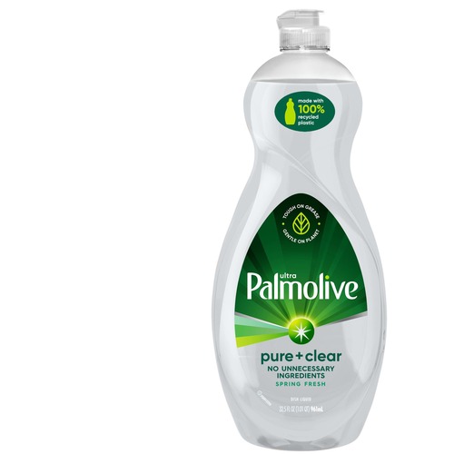 Palmolive Ultra Pure/Clear Dish Liquid - Concentrate Liquid - 32.5 fl oz (1 quart) - 9 / Carton - White