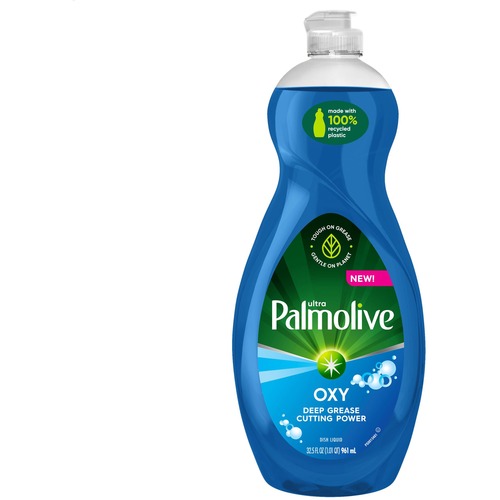 Palmolive Ultra Palmolive Oxy Degreaser - Concentrate Liquid - 32.5 fl oz (1 quart) - 9 / Carton - Blue