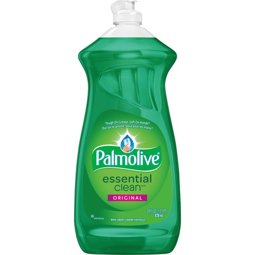 Palmolive Liquid Dish Soap Essential Clean - Original Scent - Liquid - 28 fl oz (0.9 quart) - 9 / Carton - Green