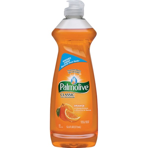 Palmolive Classic Orange Dish Liquid - Concentrate Liquid - 12.6 fl oz (0.4 quart) - 20 / Carton - Orange