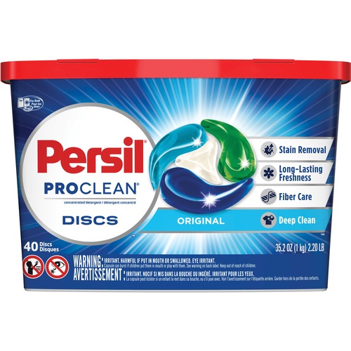 Persil ProClean Power-Caps Detergent - Capsule - Original Scent - 40 / Box - 8 / Carton - Blue, Green