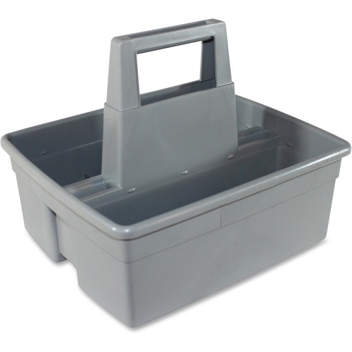 Impact Products Maids' Basket Gray with Inserts - 2 Compartment(s) - 29.3" Height x 8" Width13.7" Length - Gray - 6 / Carton