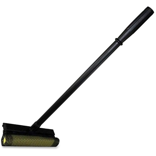 Impact Products Window Cleaner/Squeegee Tool - 8" Blade - 20" Polypropylene Handle - Comfortable - Black, Yellow