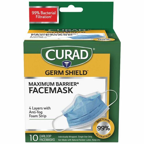 Curad Medical-grade FaceMasks - Recommended for: Healthcare - Fog