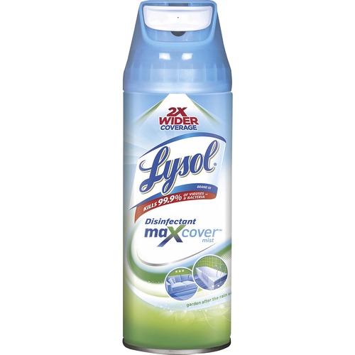 Lysol Max Cover Garden Disinfect Mist - Spray - 12.5 fl oz (0.4 quart) - Garden After the Rain Scent - 6 / Carton - Clear