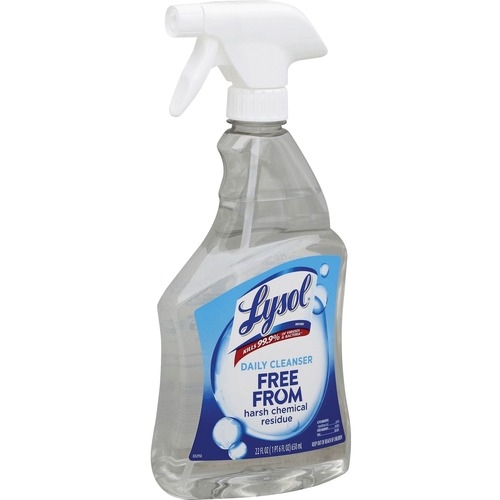 Lysol Daily Cleanser Spray - Spray - 22 fl oz (0.7 quart) - 10 / Carton - Clear