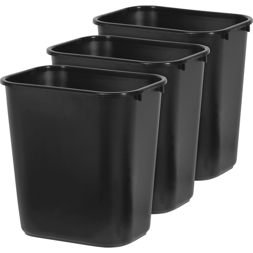 Rubbermaid Commercial Deskside Wastebasket - 7.13 gal Capacity - Rectangular - Durable, Easy to Clean, Chip Resistant, Rust Resistant, Dent Resistant 