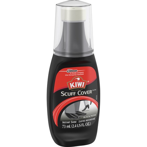 KIWI Scuff Cover - Ready-To-Use Liquid - 2.4 fl oz (0.1 quart) - 48 / Carton - Black
