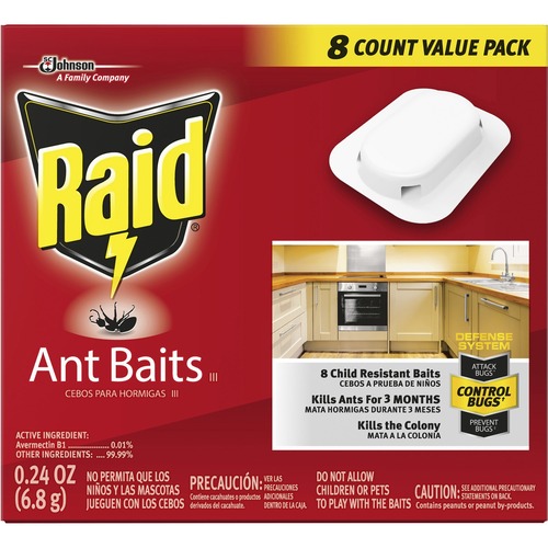 Raid Ant Baits - Ants - Tan - 96 / Carton