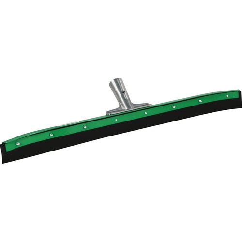 Unger AquaDozer 36" Heavy Duty Curved Floor Squeegee - 36" Rubber Blade36" Length - Heavy Duty, Durable, Sturdy - Black, Green - 6 / Carton