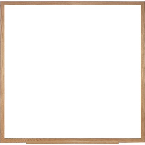 Ghent M1 Dry Erase Board - 144" (12 ft) Width x 48" (4 ft) Height - White Porcelain Surface - Natural Oak Wood Frame - Rectangle - Vertical - Magnetic - Durable, Scratch Resistant, Dent Resistant, Stain Resistant, Long Lasting, Ghost Resistant, Accessory 