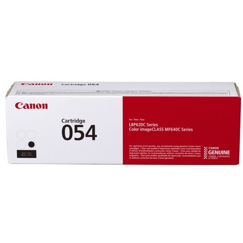 Canon 054 Original High Yield Laser Toner Cartridge - Black - 1 Pack - 1500 Pages - Laser Toner Cartridges - CNM3024C001