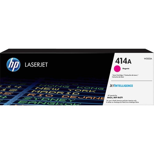 HP 414A (W2023A) Toner Cartridge - Magenta - Laser - 2100 Pages - 1 Each