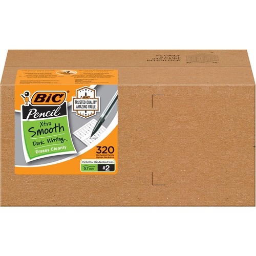 BIC Xtra-Smooth Mechanical Pencil - #2 Lead - 0.7 mm Lead Diameter - Medium Point - Black Lead - 320 Pack