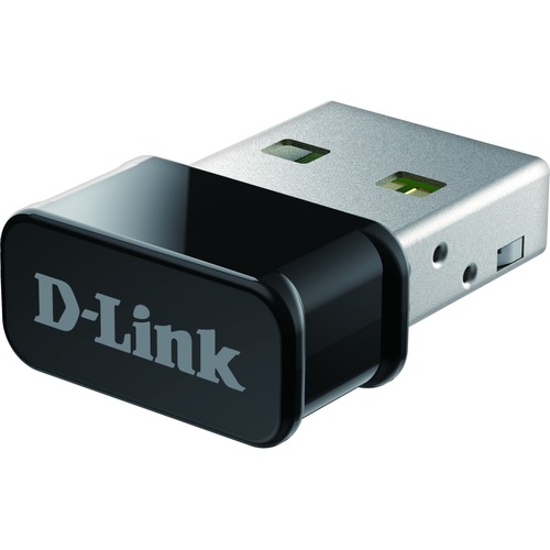 D-Link DWA-181 IEEE 802.11ac - Wi-Fi Adapter for Desktop Computer/Notebook - USB 2.0 - 1.27 Gbit/s - 2.40 GHz ISM - 5 GHz UNII - External