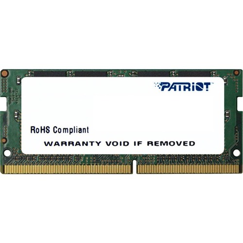 Patriot Memory Signature 4GB DDR4 SDRAM Memory Module - For Desktop PC, Server, Notebook - 4 GB (1 x 4GB) - DDR4-2133/PC4-17000 DDR4 SDRAM - 2133 MHz - CL15 - 1.20 V - Non-ECC - Unbuffered - 260-pin - SoDIMM