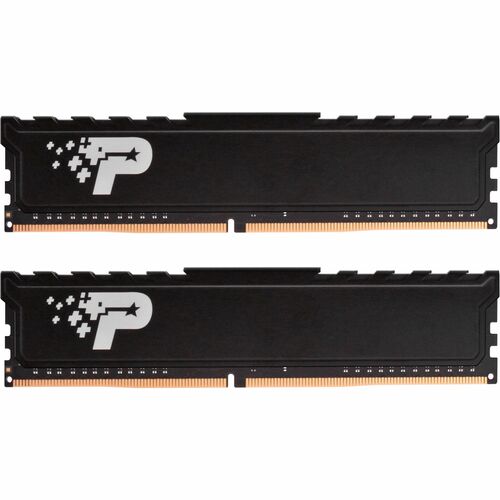 Patriot Memory Signature Line Premium 16GB (2 x 8GB) DDR4 SDRAM Memory Kit - For Desktop PC, Computer - 16 GB (2 x 8GB) - DDR4-2400/PC4-19200 DDR4 SDRAM - 2400 MHz - CL17 - 1.20 V - Non-ECC - Unbuffered - 288-pin - DIMM