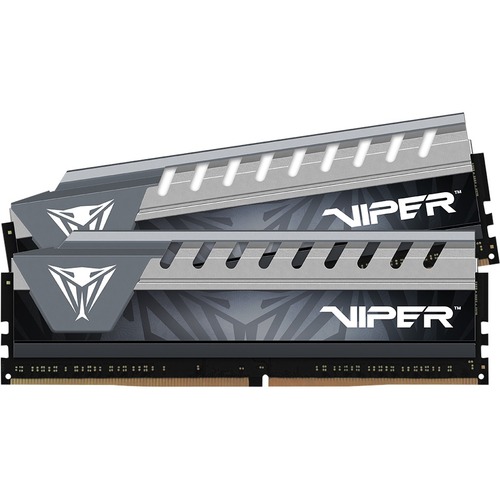 Patriot Memory Viper Elite 16GB (2 x 8GB) DDR4 SDRAM Memory Kit - 16 GB (2 x 8GB) - DDR4-2666/PC4-21300 DDR4 SDRAM - 2666 MHz - CL16 - 1.20 V - Retail - Non-ECC - Unbuffered - 288-pin - DIMM - Lifetime Warranty