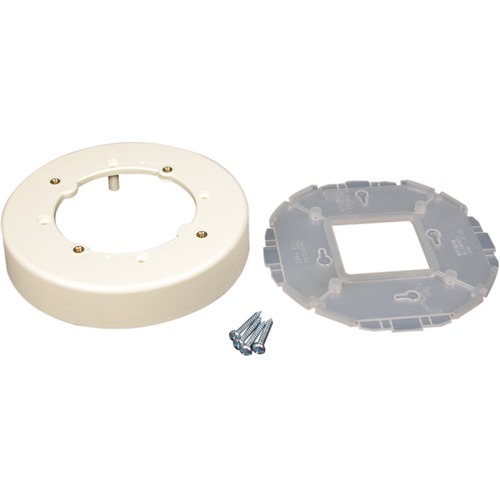 Wiremold 2337A Mounting Box - Ivory - Ivory - Polyvinyl Chloride (PVC)