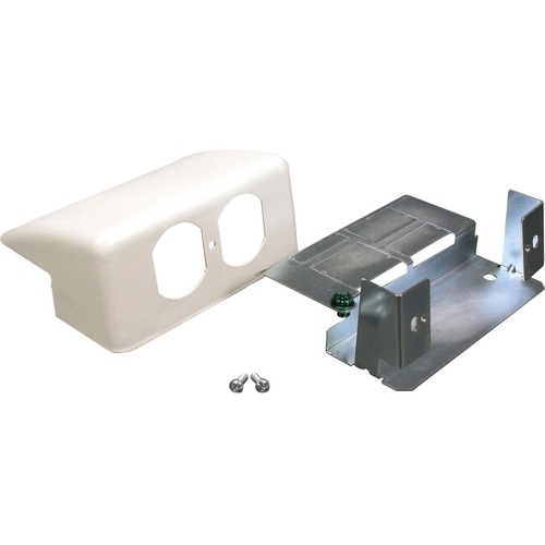 Wiremold 24DWND-FW Mounting Bracket for Cable Raceway - Fog White - Fog White
