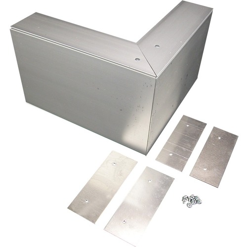 Wiremold AL5200 Large Multi-Channel Raceway External Elbow Fitting - External Elbow Fitting - Aluminum