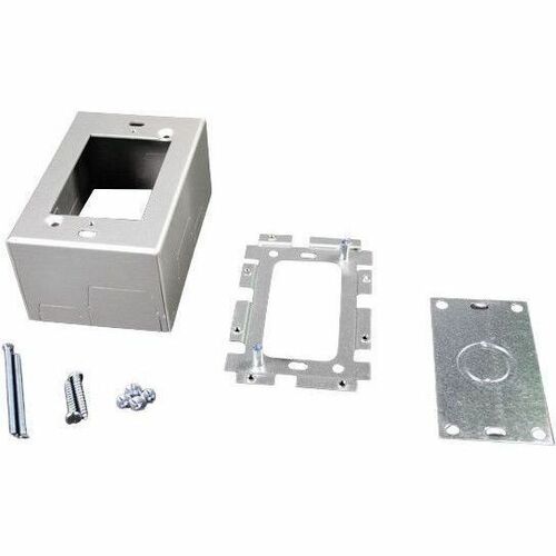 Wiremold AL2000 Deep Device Box - Black - Aluminum