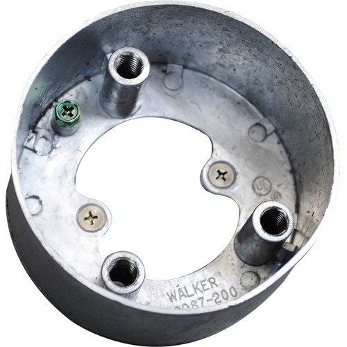 Wiremold Source I Mounting Box - Gray - Gray - Anodized Aluminum, Die-cast Zinc, Steel