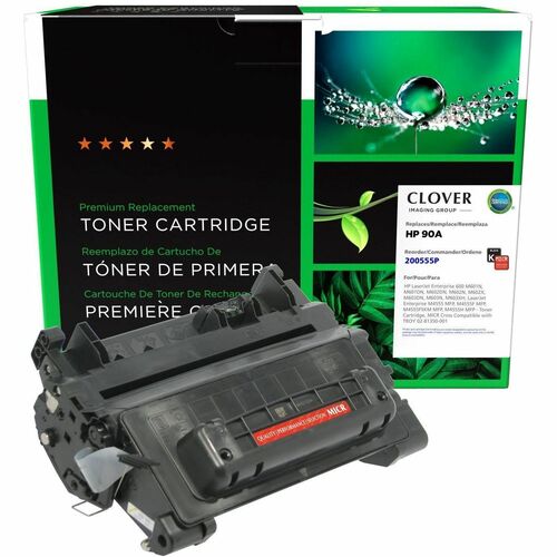 CIG Remanufactured MICR Laser Toner Cartridge 90A (HP 90A, HP CE390A, HP CE390A(M), Troy 02-81350-001) - Black - 1 Each - 10000 Pages