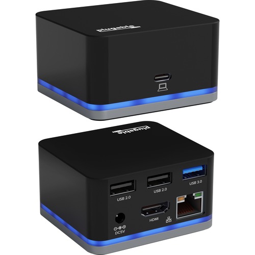 Plugable Phone Cube Compatible with Samsung DeX Dock, DeX Station, DeX Pad, Galaxy Note 9, S9, S9 Plus, S8, S8 Plus, S10, Tab S5e - Transforms Your USB C Phone to a Desktop with HDMI, USB and Ethernet, Driverless