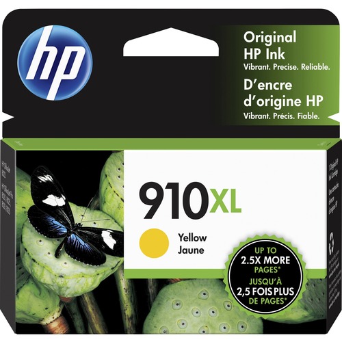 HP 910XL (3YL64AN) Original High Yield Inkjet Ink Cartridge - Yellow - 1 Each - 825 Pages