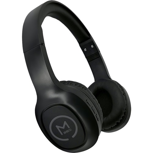 Morpheus 360 Tremors Wireless On-Ear Headphones - Bluetooth 5.0 Headset with Microphone - HP4500B - Stereo - Wired/Wireless - 32 Ohm - 22 Hz - 20 kHz - Over-the-head - Binaural - On-the-Ear - Black - Comfortable - Adjustable