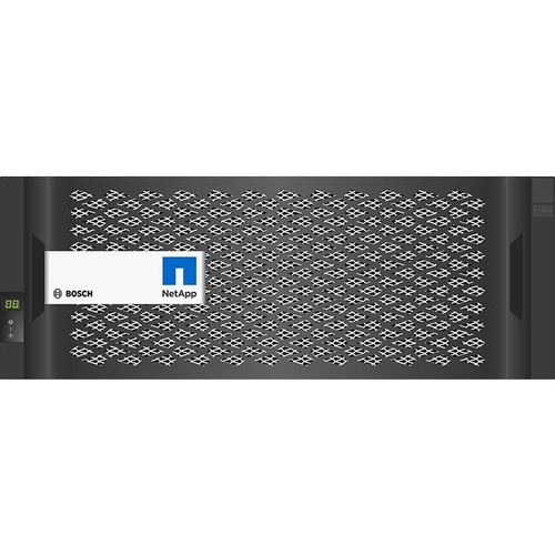 Bosch Dual Controller Unit 60x4TB - 60 x HDD Supported - 60 x HDD Installed - 240 TB Installed HDD Capacity - 2 x Near Line SAS (NL-SAS) Controller - RAID Supported 5, 6 - 60 x Total Bays - 60 x 3.5" Bay - 4 x Total Slot(s) - 10 Gigabit Ethernet - iSCSI, 