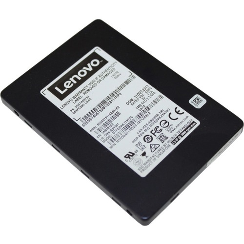 Lenovo 5200 960 GB Solid State Drive - 3.5" Internal - SATA (SATA/600) - Read Intensive - Server Device Supported - 1 DWPD - 1750 TB TBW - 540 MB/s Maximum Read Transfer Rate