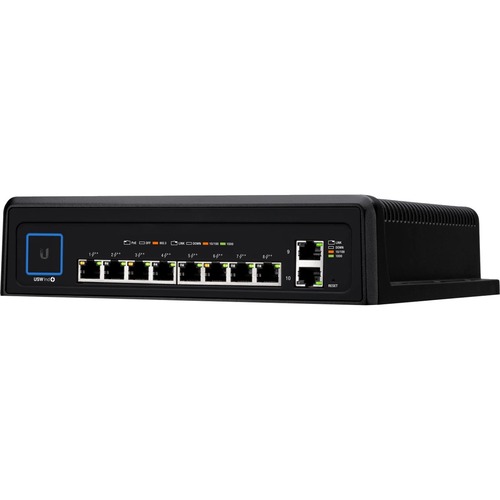 Ubiquiti UniFi Switch Industrial - 10 Ports - Manageable - 2 Layer Supported - 430 W PoE Budget - Twisted Pair - PoE Ports - 1 Year Limited Warranty