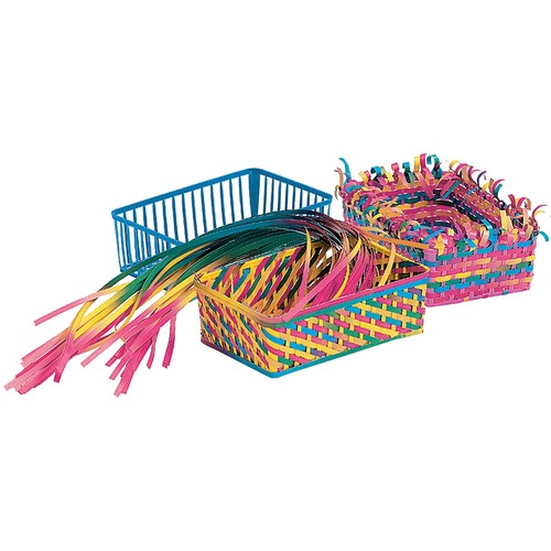 Roylco Classroom Weaving Baskets - Classroom, Gift - Recommended For 5 Year - 12 / Pack - Rainbow