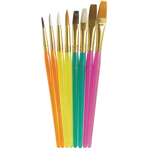 Paint Brush Assortment - 8 Brushes