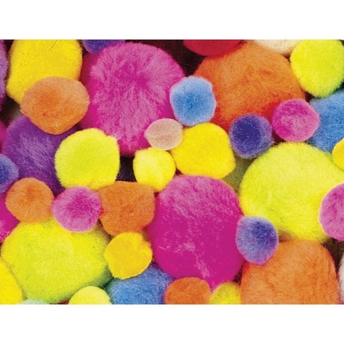 Pom Poms Assorted Sizes - Pom Poms - PACAC811202