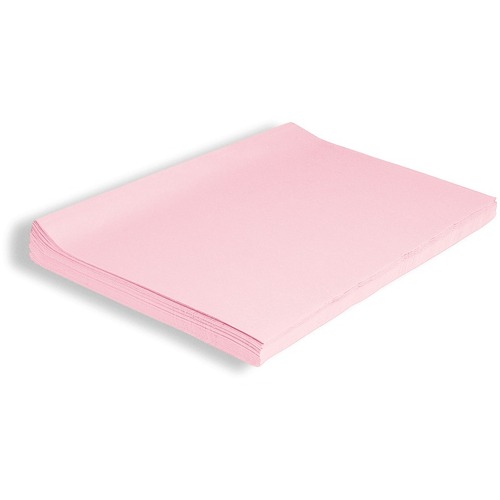 KolorFast Tissue - 20" x 30" - Light Pink - Strong, Tear Resistant, Recyclable - For Multipurpose - 24 / Pack