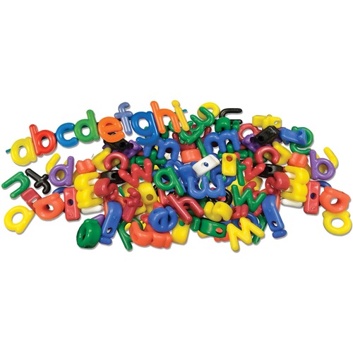 Roylco Lower Case Letter Beads - Fun and Learning - Recommended For 4 Year - 0.98" (25 mm)Height x 0.59" (15 mm)Width - 288 / Set - Assorted - Beads & Jewellery - ROY2186