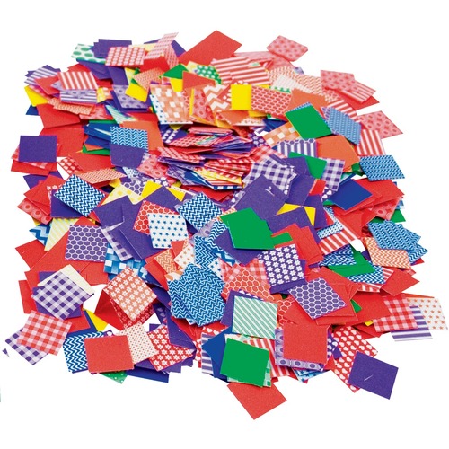 Roylco Petit Pattern Mosaics - Classroom, Craft Project - Recommended For 4 Year - 2000 / Pack - Cardboard - Art And Craft Paper - ROY15649