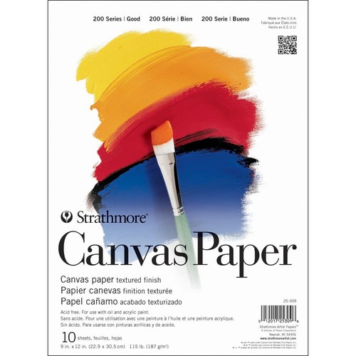 Strathmore Canvas Paper Pad - 10 Sheets / Pad - Canvas - PAC253091