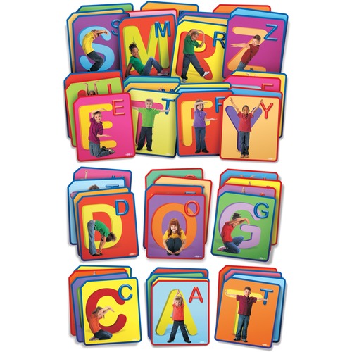 Roylco Twist and Spell Exercise Cards - 48 Cards / Set - Balance & Coordination - ROY62017